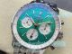 BLS factory Breitling Navitimer Super Clone B01 Chronograph Mint Green Dial Steel Watch 43mm (2)_th.jpg